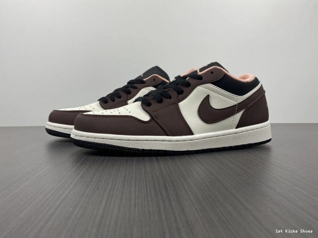 1st Kicks Shoes Air 1 Low DC6991-200 Mocha Jordan 0701
